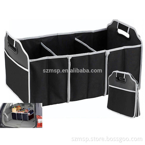 600D polyester Car trunk boot nylon organizer bag